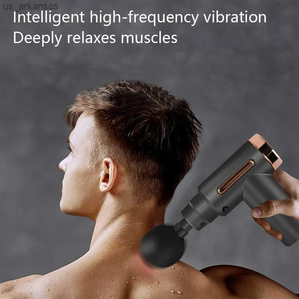 4 In 1 Massage Gun for Pain Relief | Deep Tissue Percussion Massager With 4 Attachments