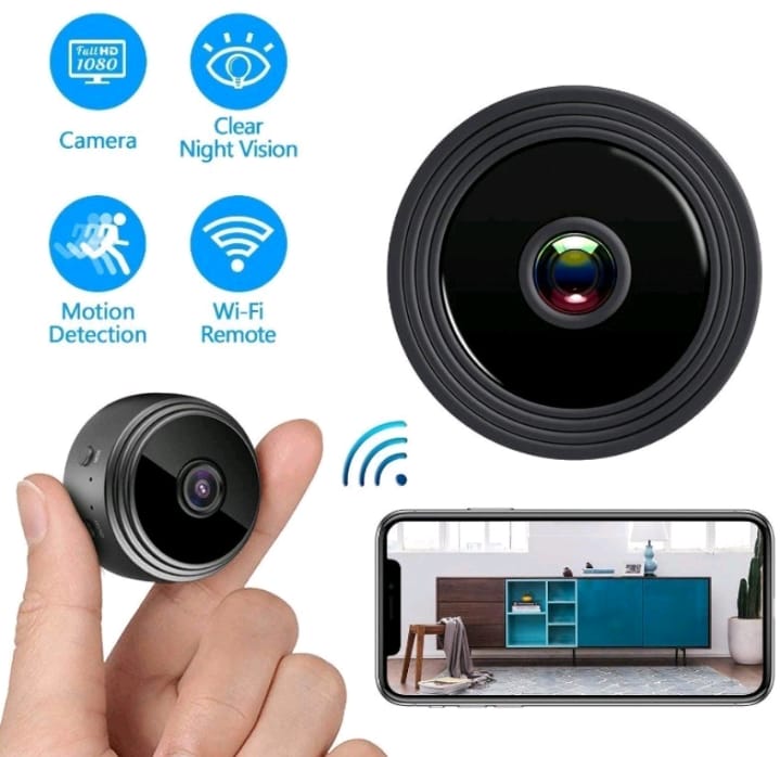 Mega Sale Offer - Mini Portable Wireless A9 Mini Security Camera 1080P HD